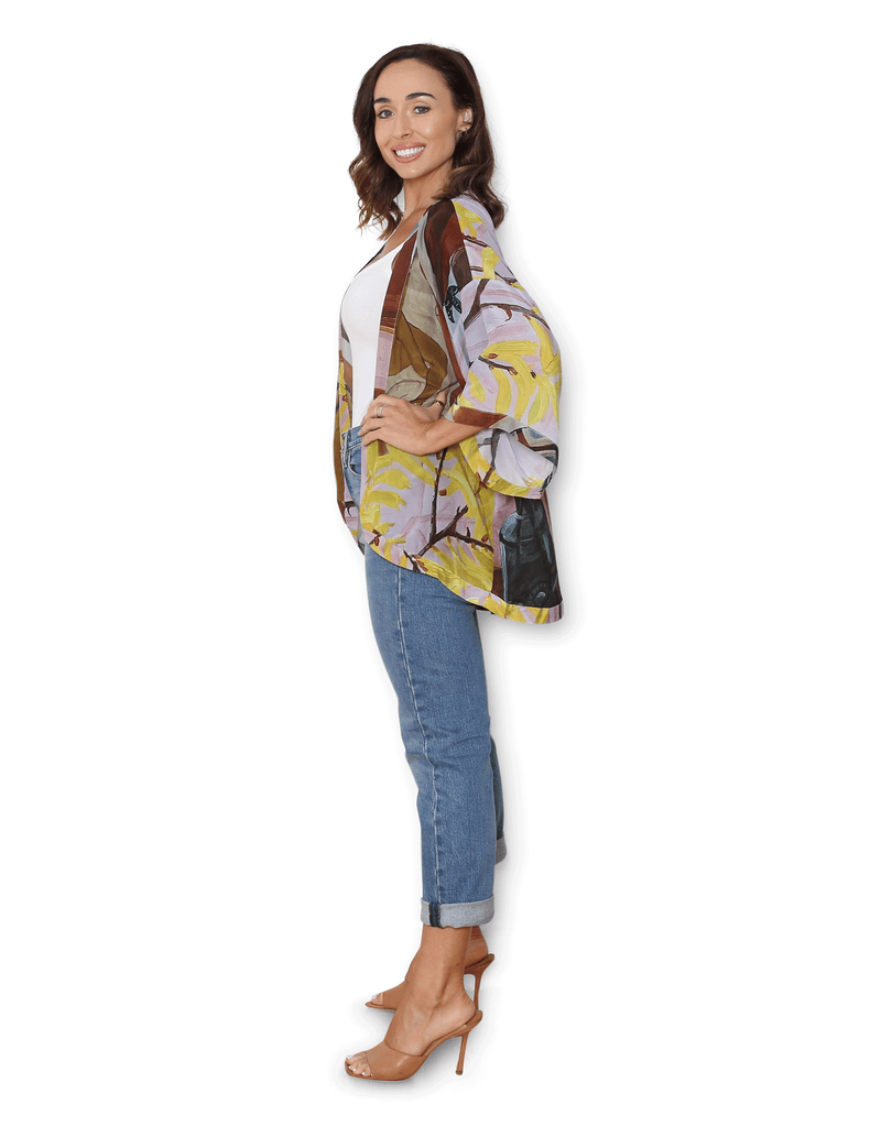 'I Have So Much To Tell You' Silk Kimono