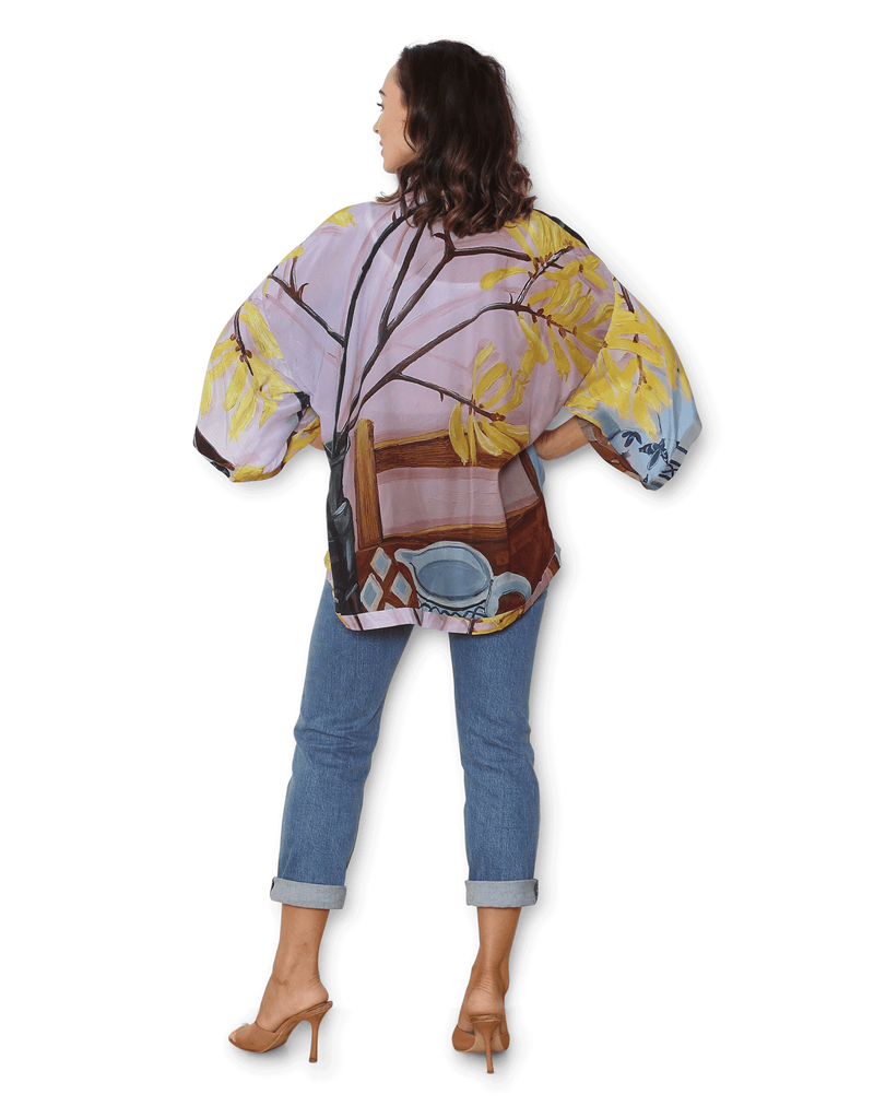 'I Have So Much To Tell You' Silk Kimono