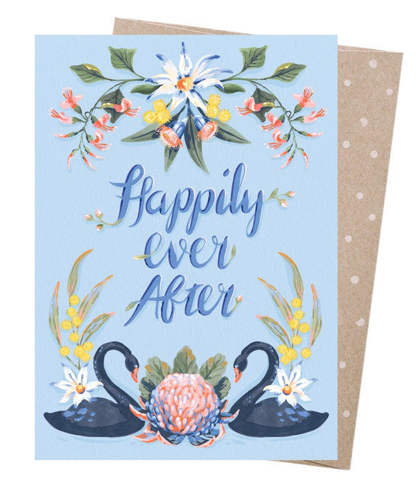 Earth Greetings 'Ever After Swans' Card