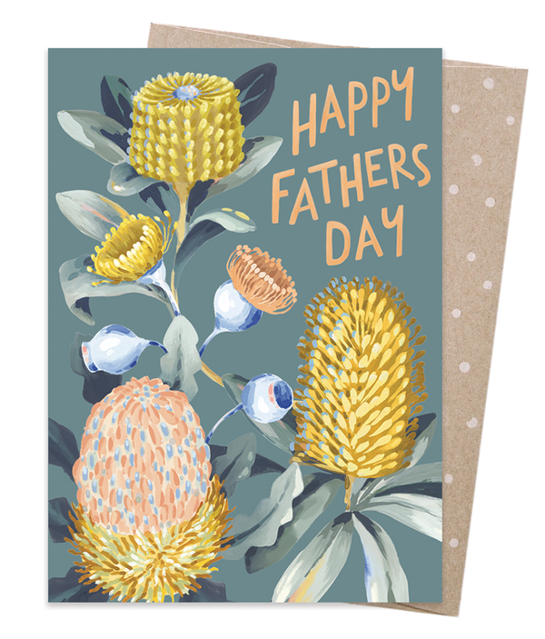 Earth Greetings 'Fathers Day Banksias' Card