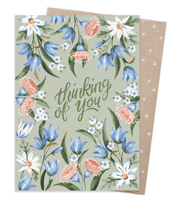 Earth Greetings 'Thinking of You Bluebells' Card