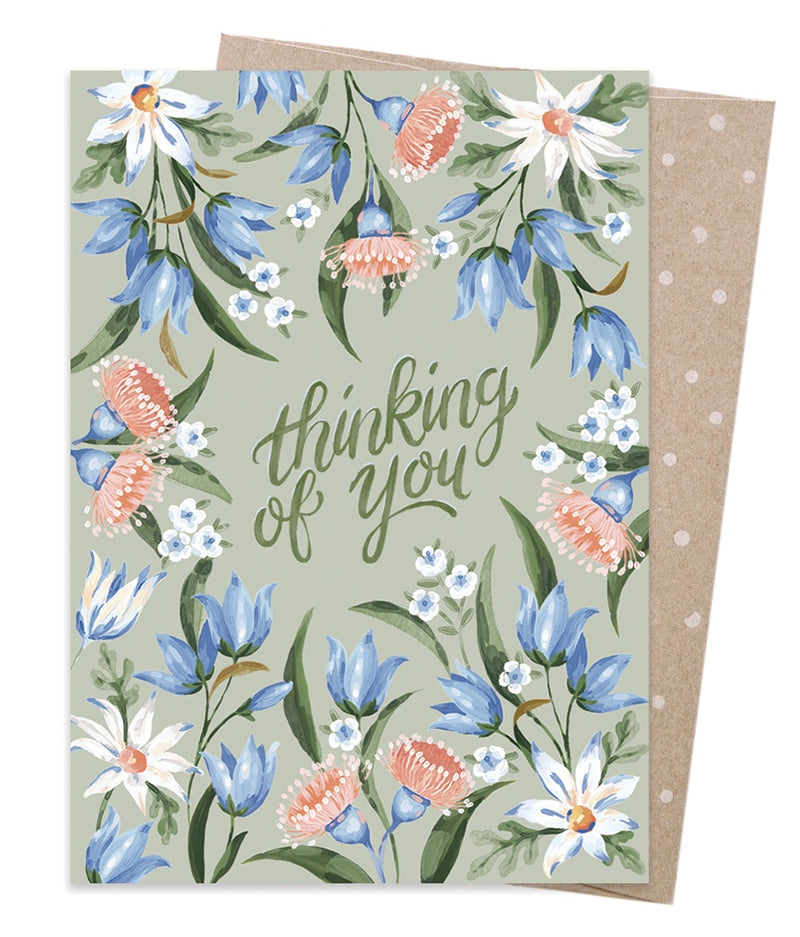 Earth Greetings 'Thinking of You Bluebells' Card