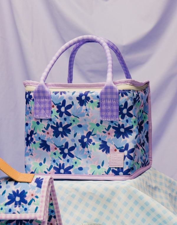 The Somewhere Co Blue Meadow Lunch Bag