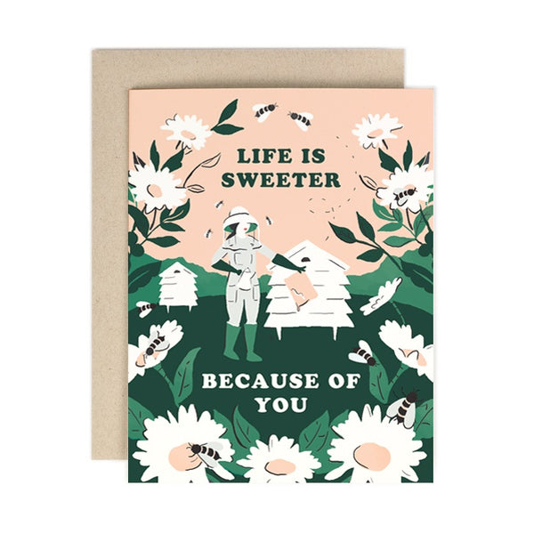 Amy Heitman 'Life Is Sweeter Beekeeper' Card
