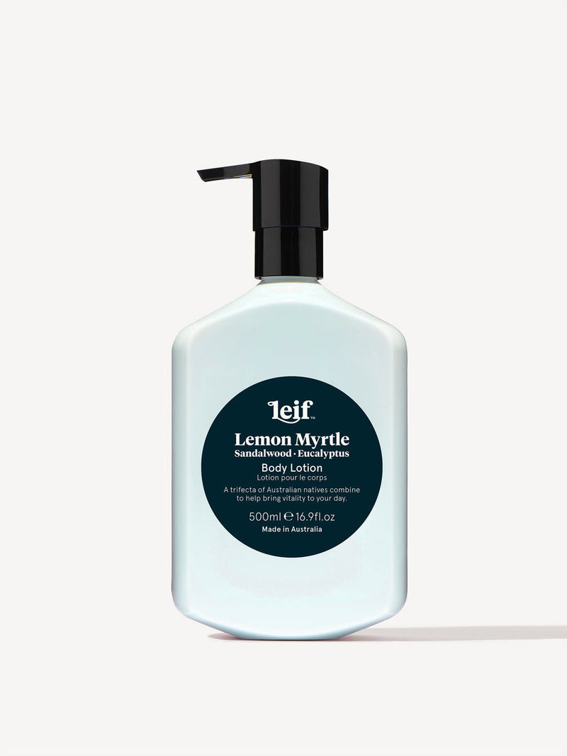 Leif Lemon Myrtle, Sandalwood and Eucalyptus Body Lotion 500ml