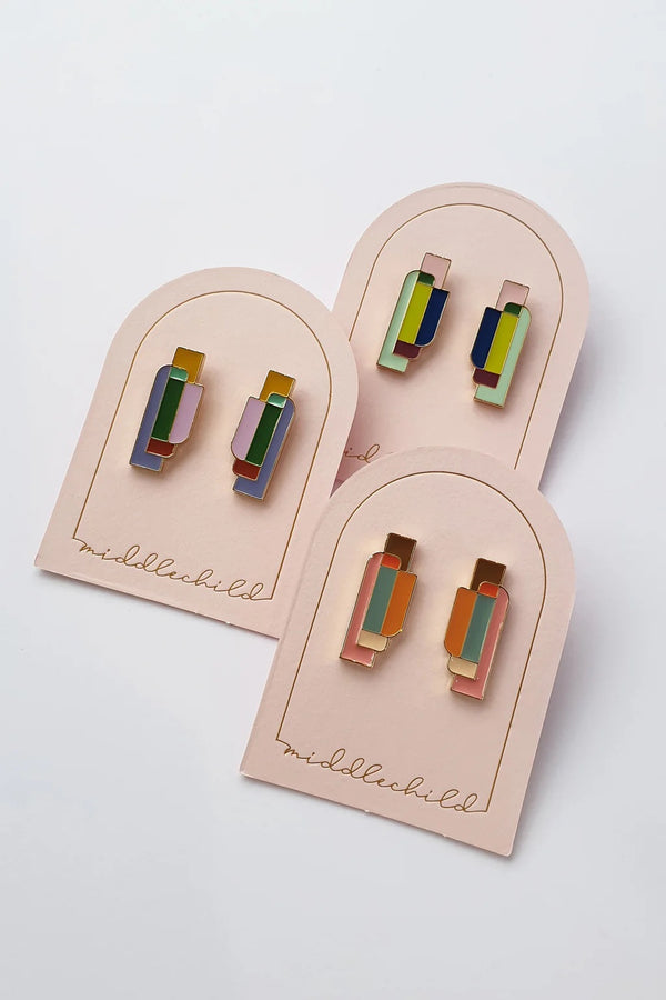 Middle Child 'Leadlight' Studs