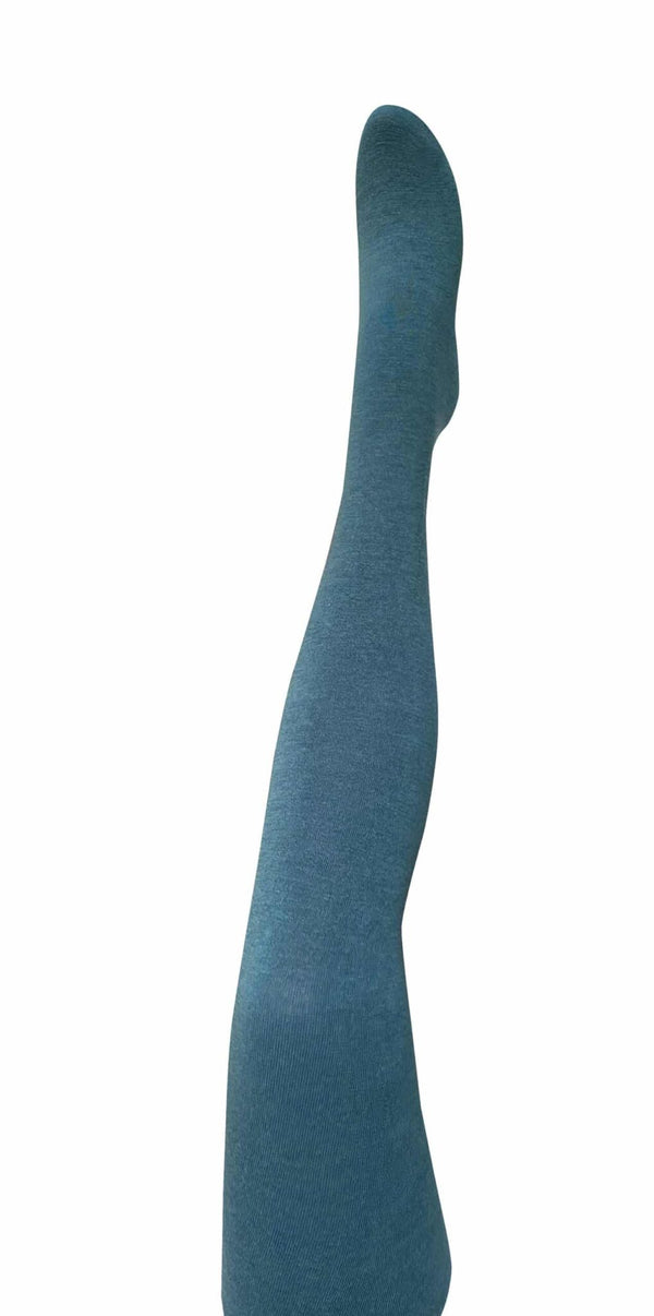 Tightology 'Luxe' Merino Wool Tights in Petrol