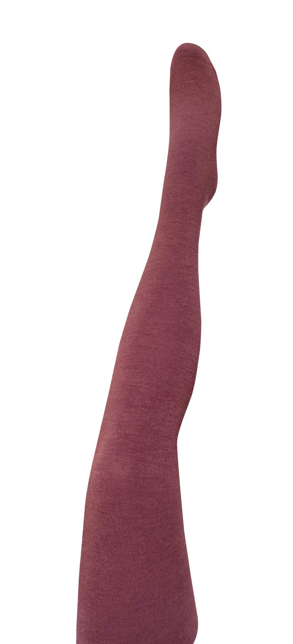 Tightology 'Luxe' Merino Wool Tights in Wine