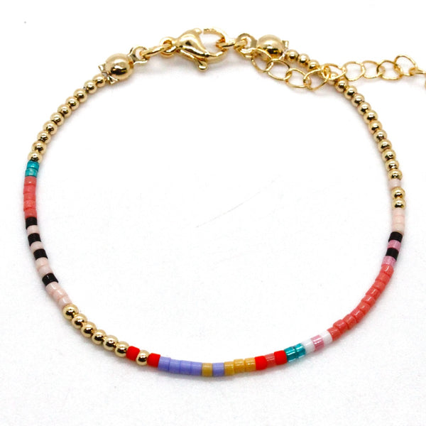 Lizou Miyuki Seed Bracelet in Combo A