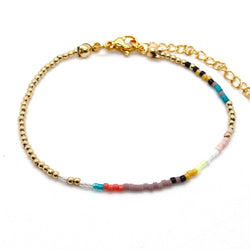 Lizou Miyuki Seed Bracelet in Combo D