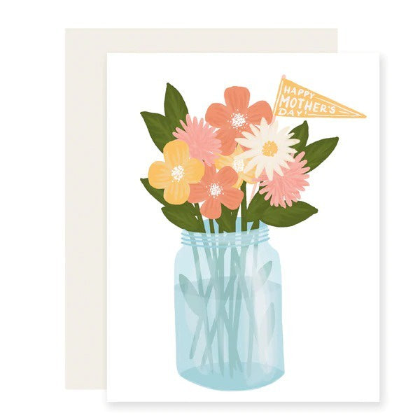 Slightly Stationery 'Mother's Day Flower Jar' Card