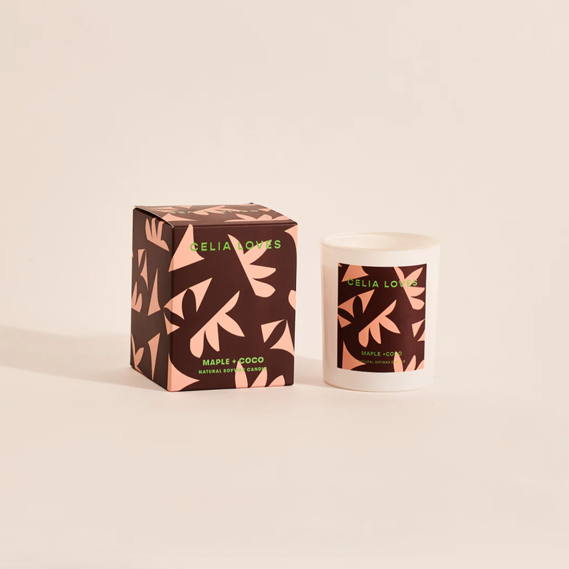 Celia Loves Maple & Coco Candle 195g