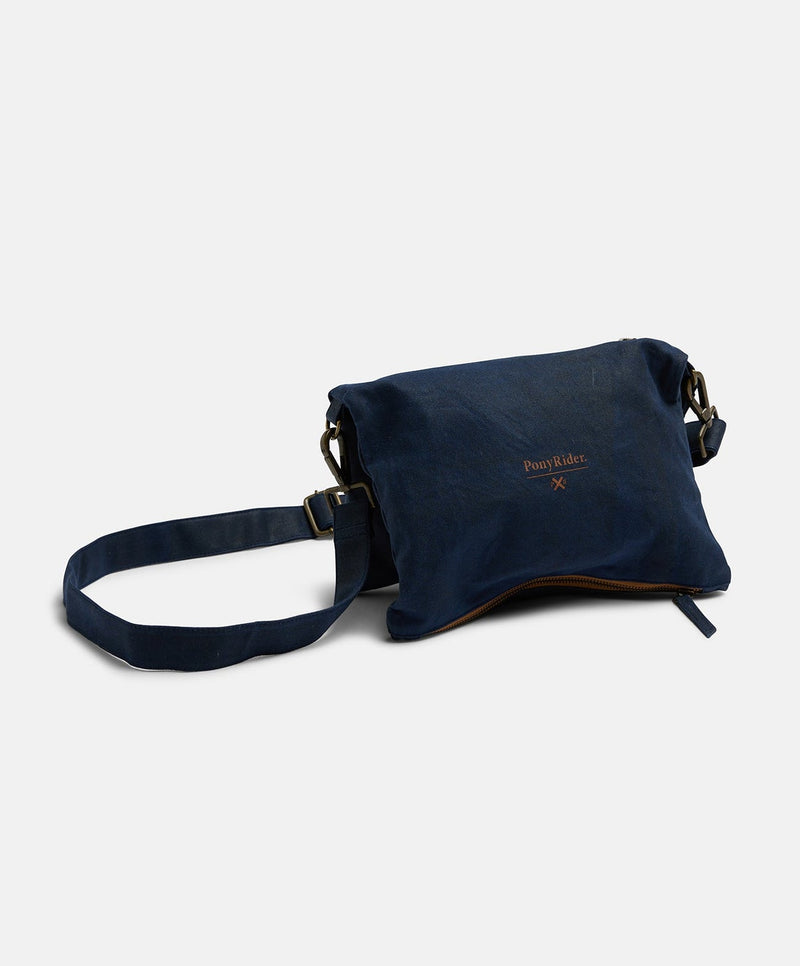 Pony Rider Market Clutch in Navy