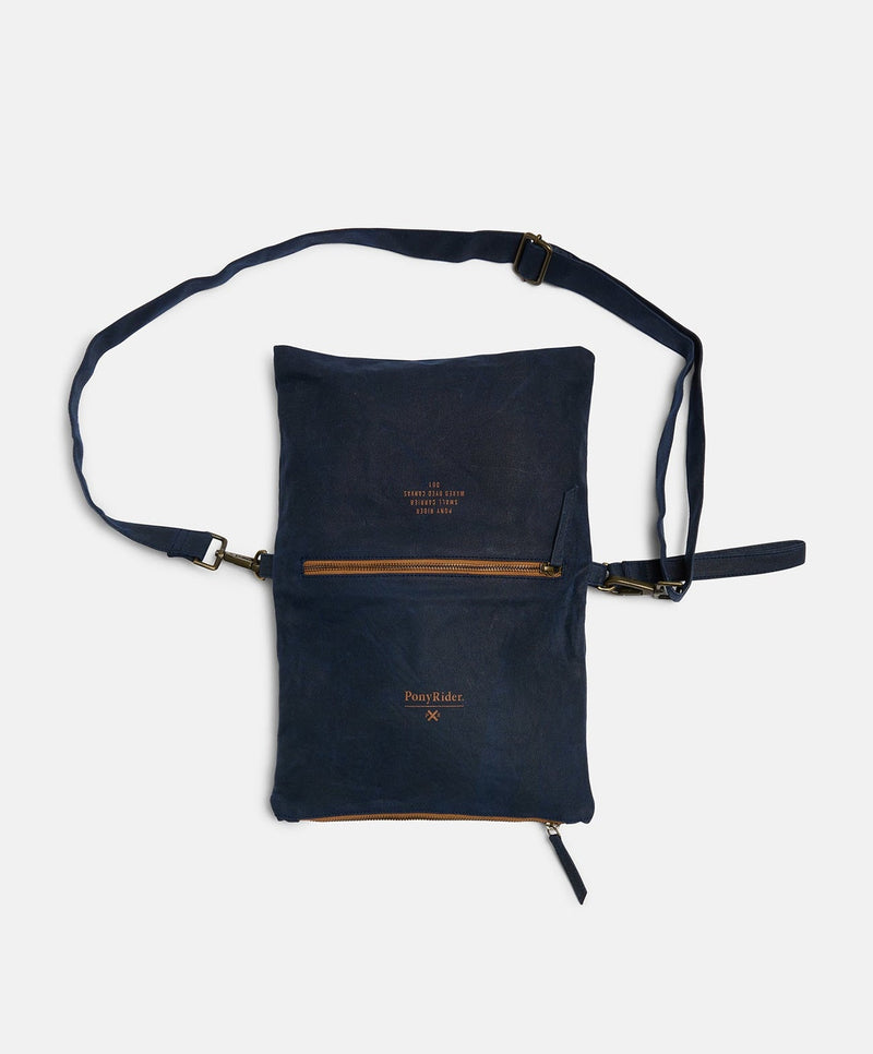 Pony Rider Market Clutch in Navy