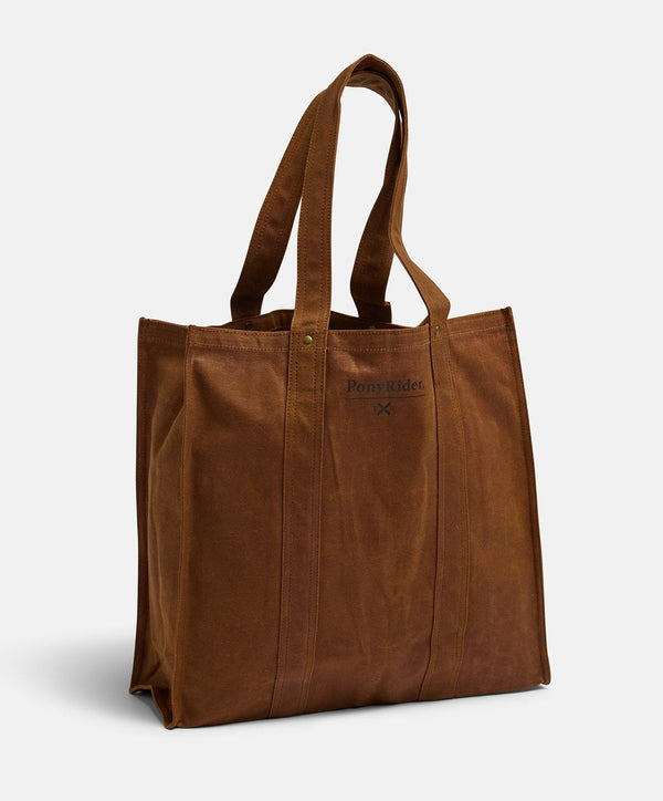 Pony Rider Market Mini Tote Bag in Spice