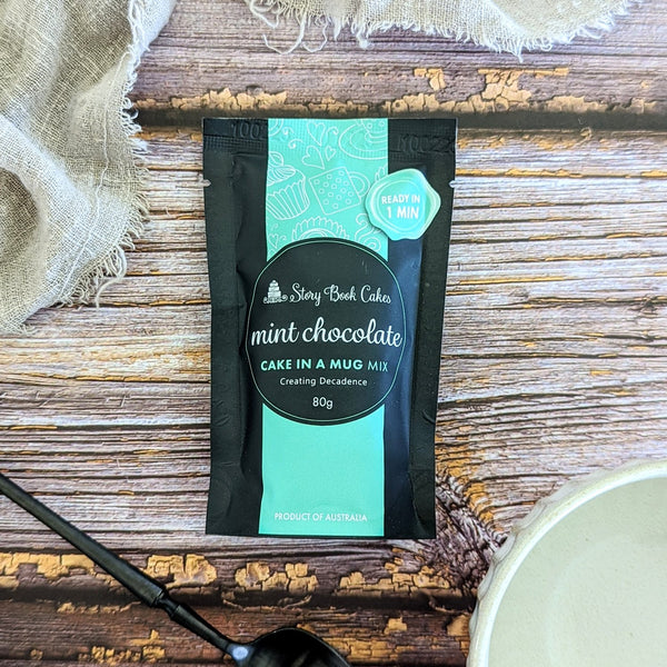 Mint Chocolate Mud Cake in a Mug 80g