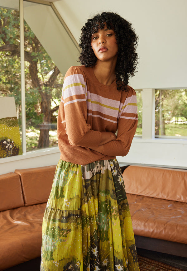 Nancybird Sasha Top in Ochre