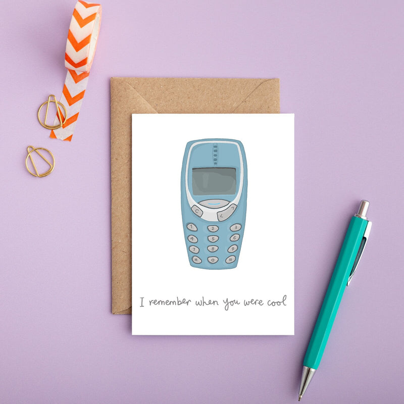 You've Got Pen On Your Face 'Nokia' Card
