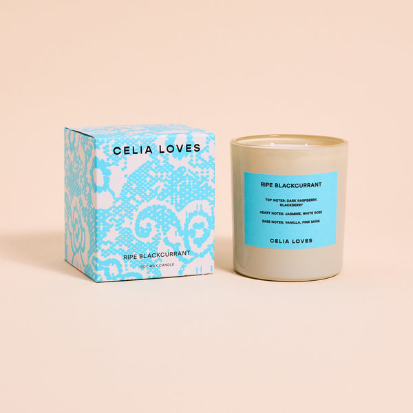 Celia Loves Ripe Blackcurrant Candle 395g