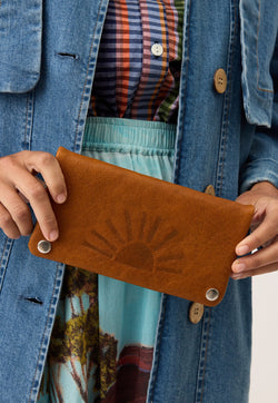 Nancybird Pearl Wallet in Terracotta