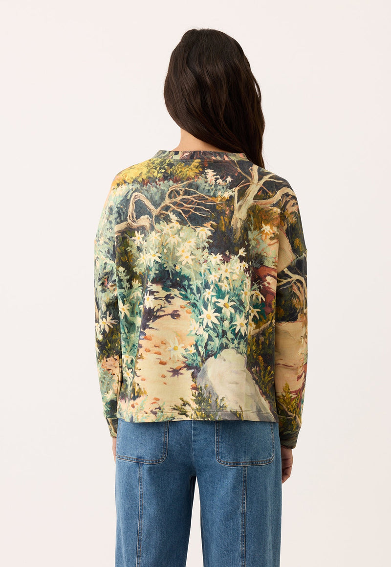 Nancybird Eva Sweatshirt in Flannel Flower