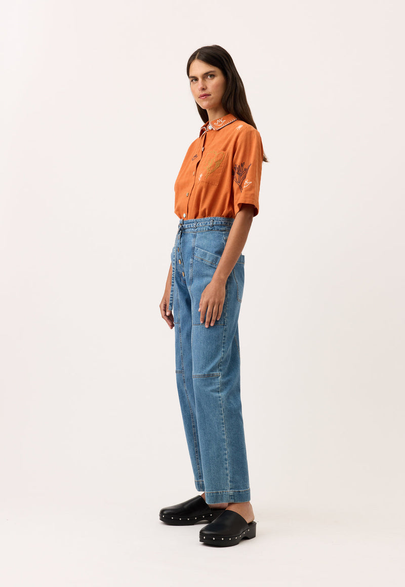 Nancybird Amos Pant in Denim