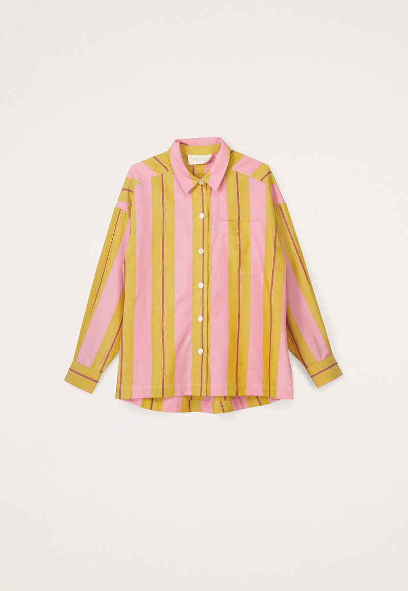 Nancybird Sabine Shirt in Dusk Stripe