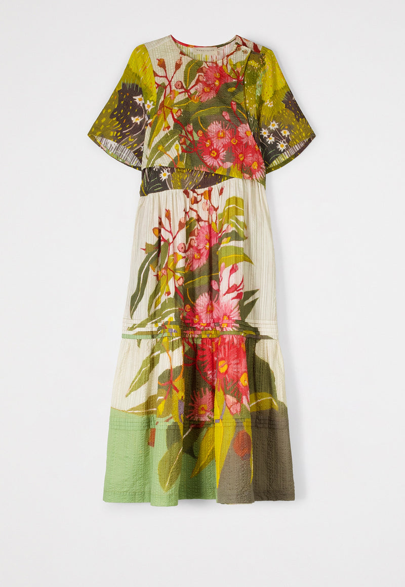 Nancybird Tiered Mabel Dress in Flowering Gum