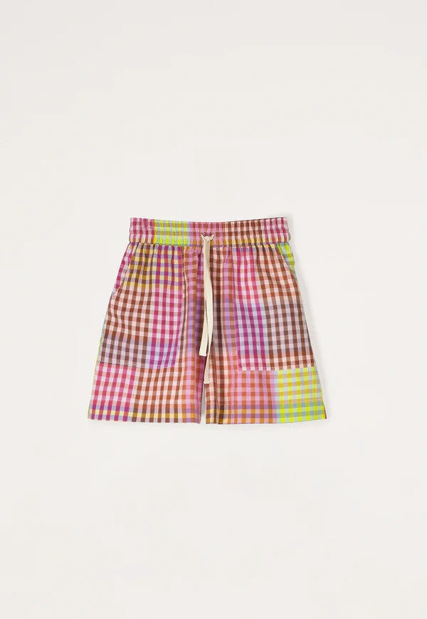 Nancybird Zana Short in Sunrise Check