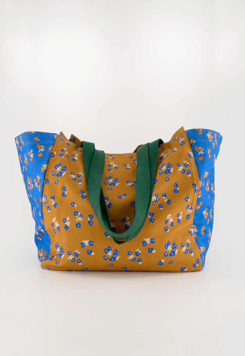 Nancybird Colourblock Carryall in Mini Flowers