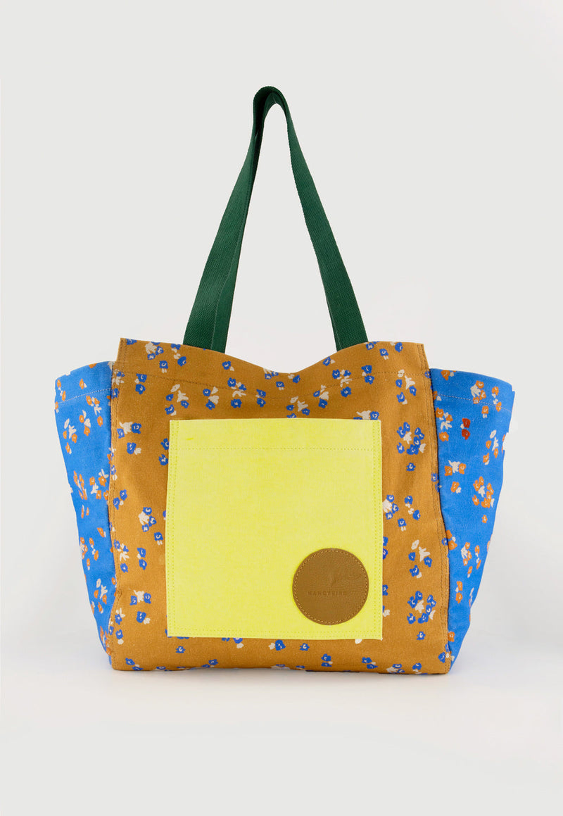 Nancybird Colourblock Carryall in Mini Flowers