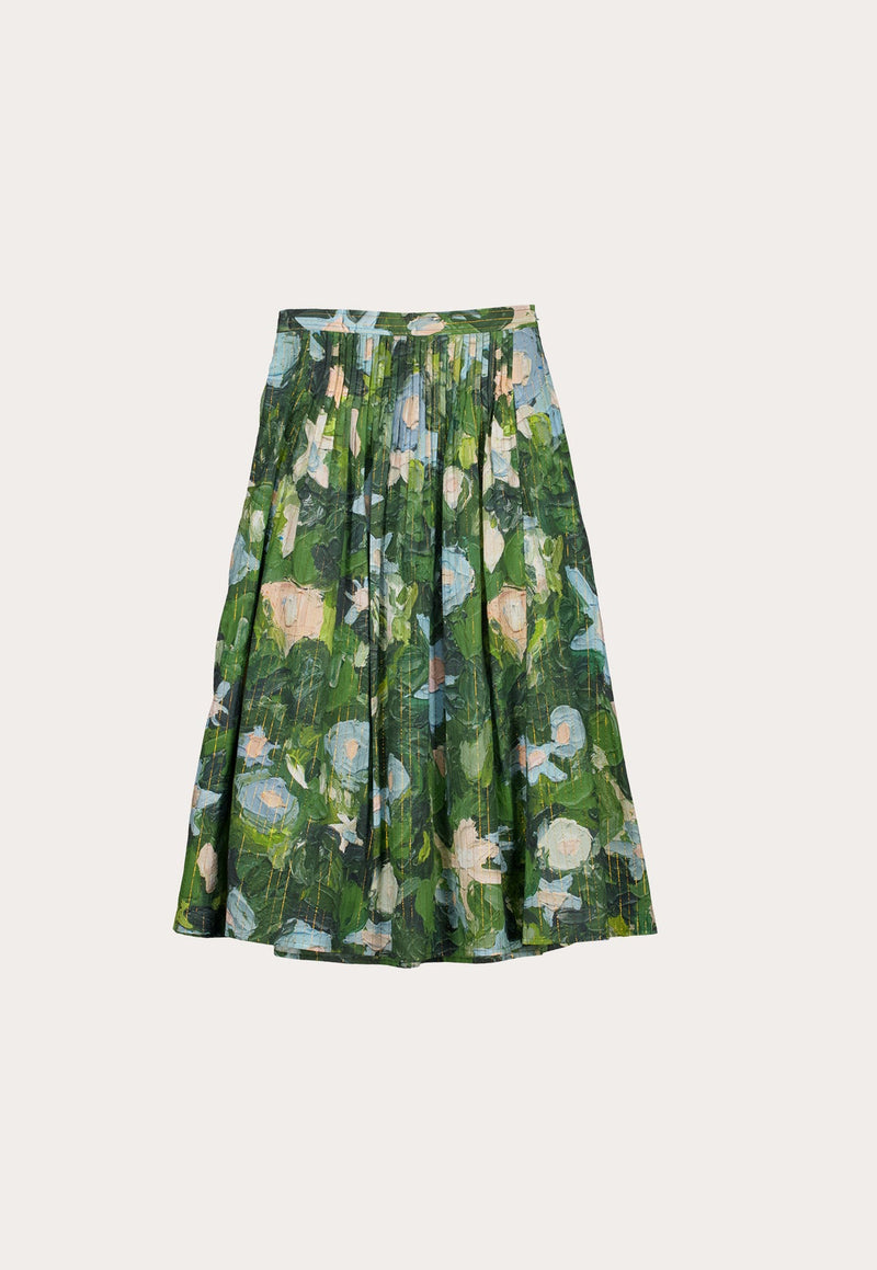 Nancybird Alma Yoke Skirt in Garden