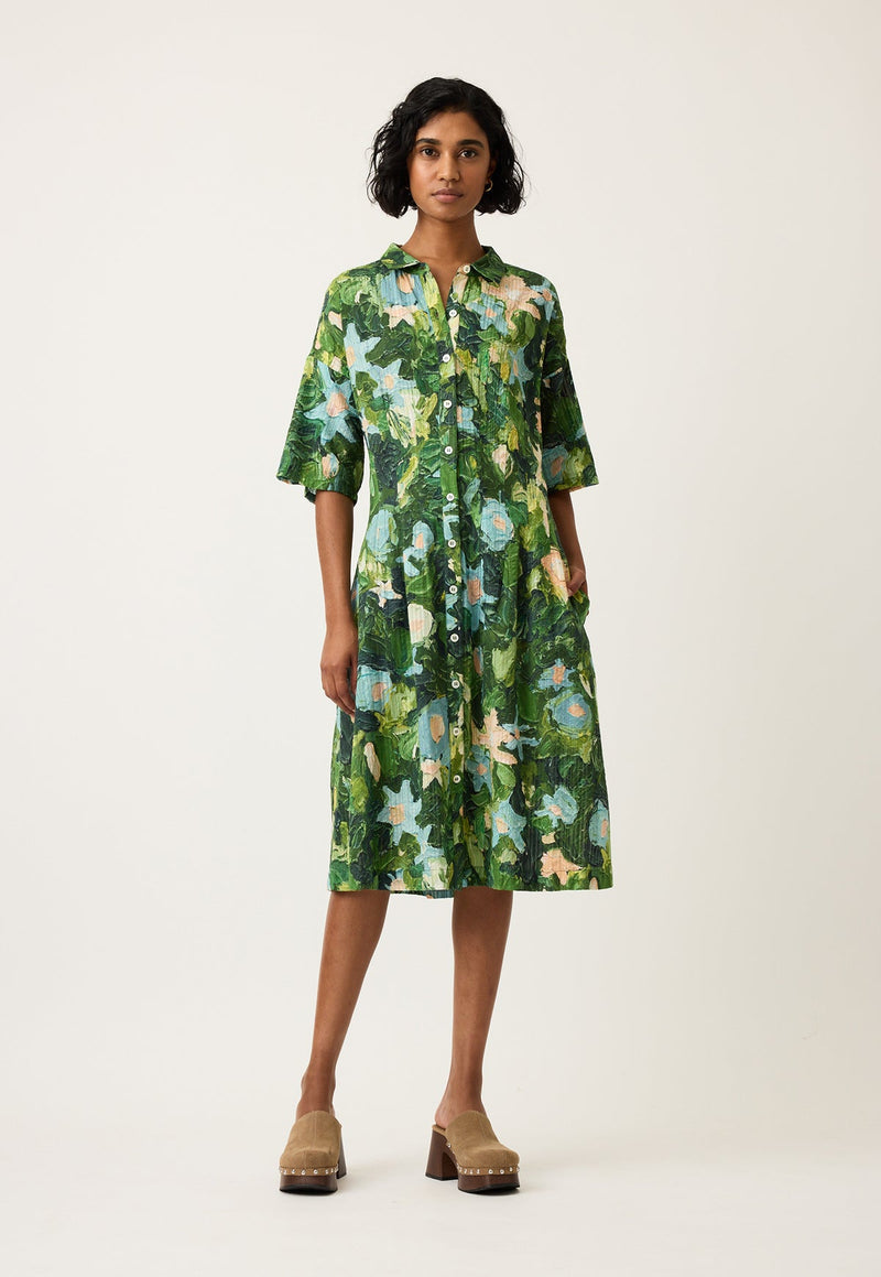 Nancybird Paloma Short Sleeve Dress in Garden