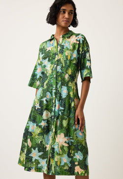 Nancybird Paloma Short Sleeve Dress in Garden