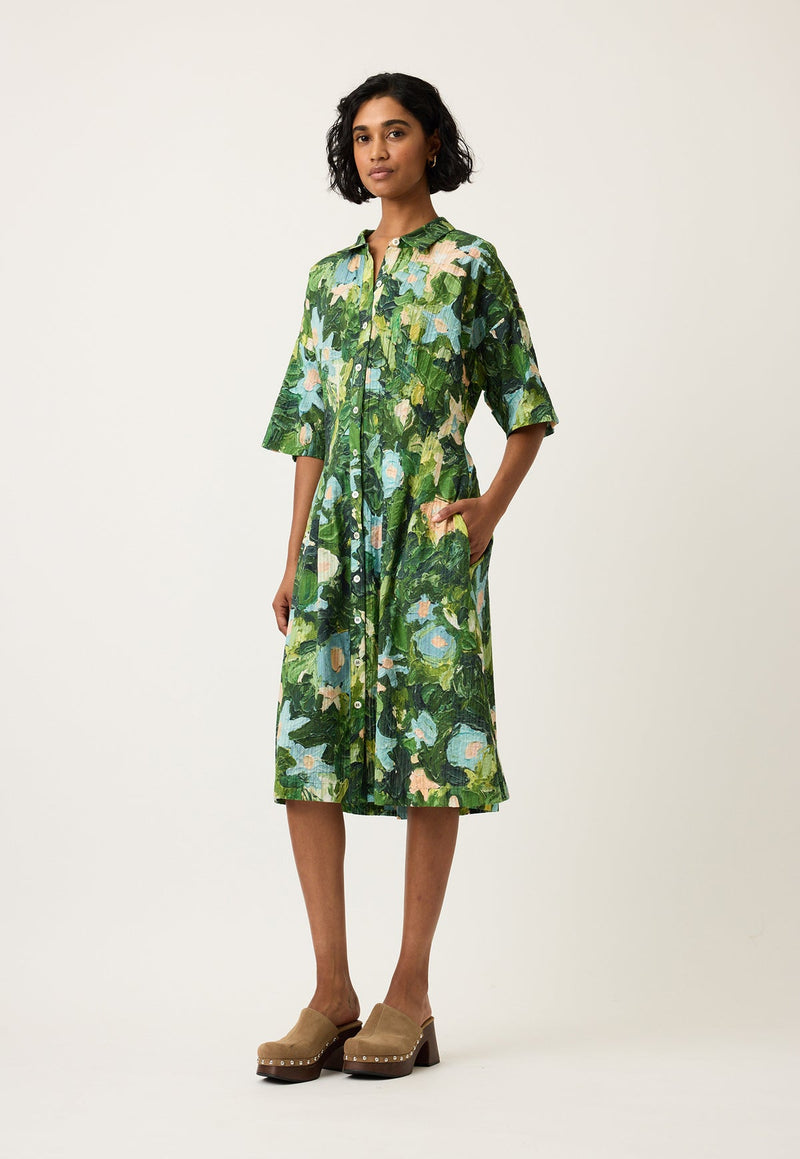 Nancybird Paloma Short Sleeve Dress in Garden