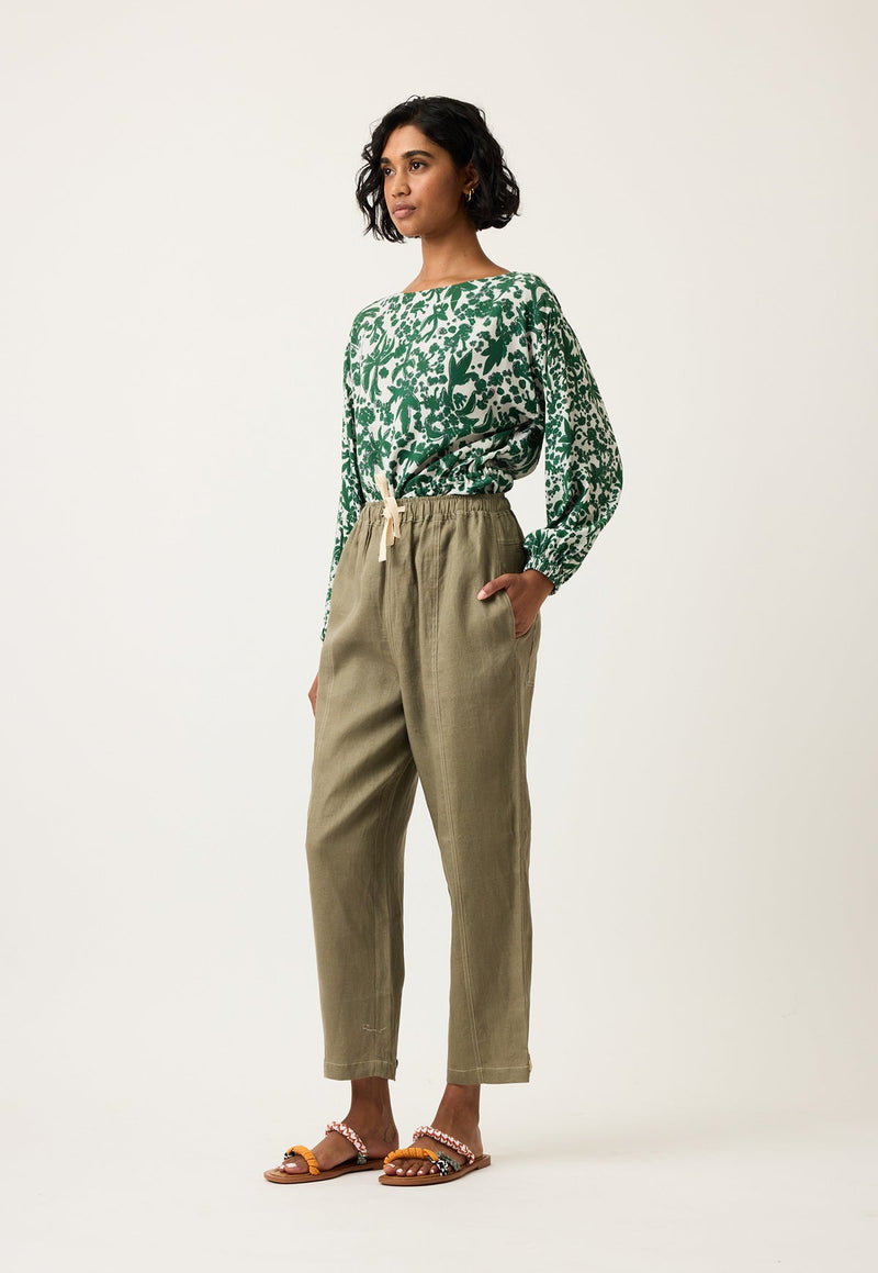 Nancybird Sol Pant in Agave