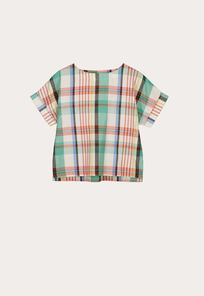 Nancybird Dolman Top in Summer Check