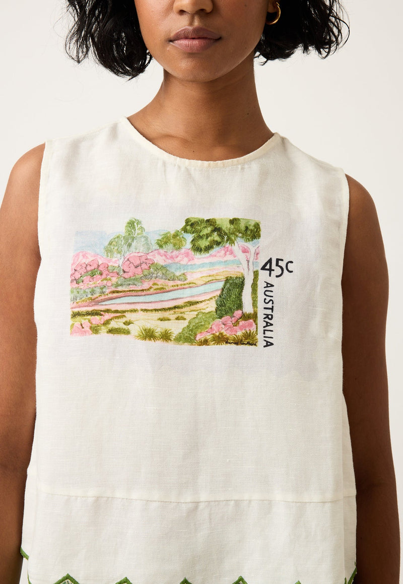 Nancybird Moa Tank in Postage Stamp