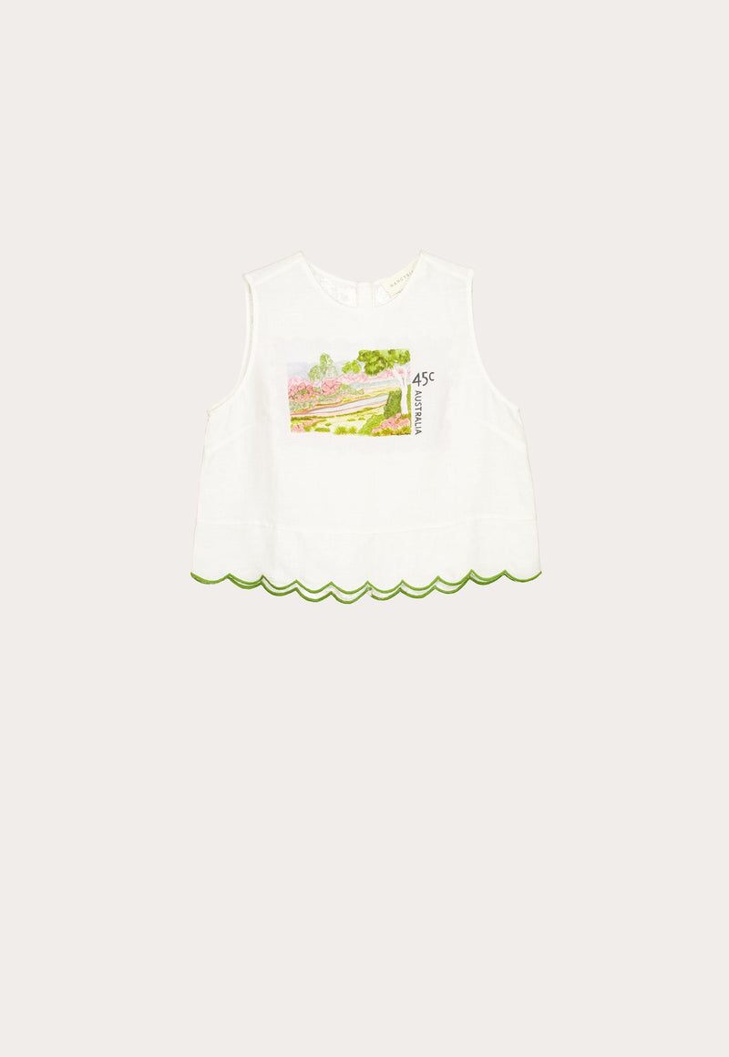 Nancybird Moa Tank in Postage Stamp