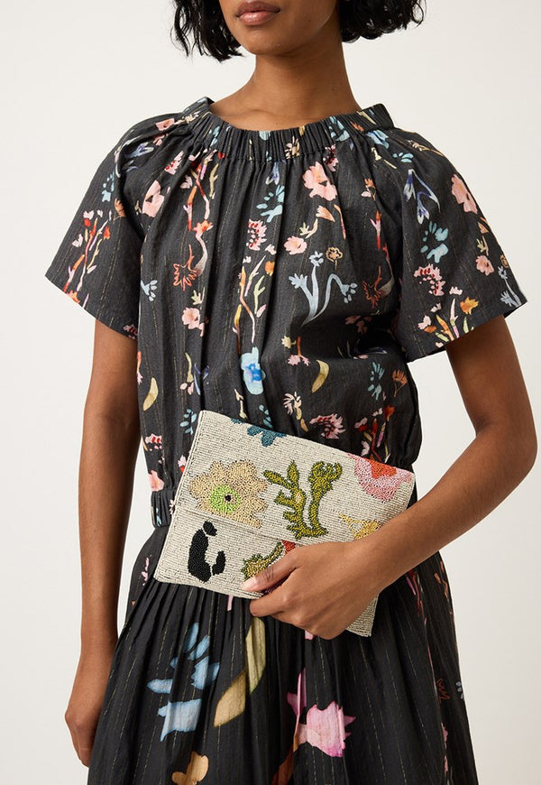 Nancybird Fold Clutch in Watercolour