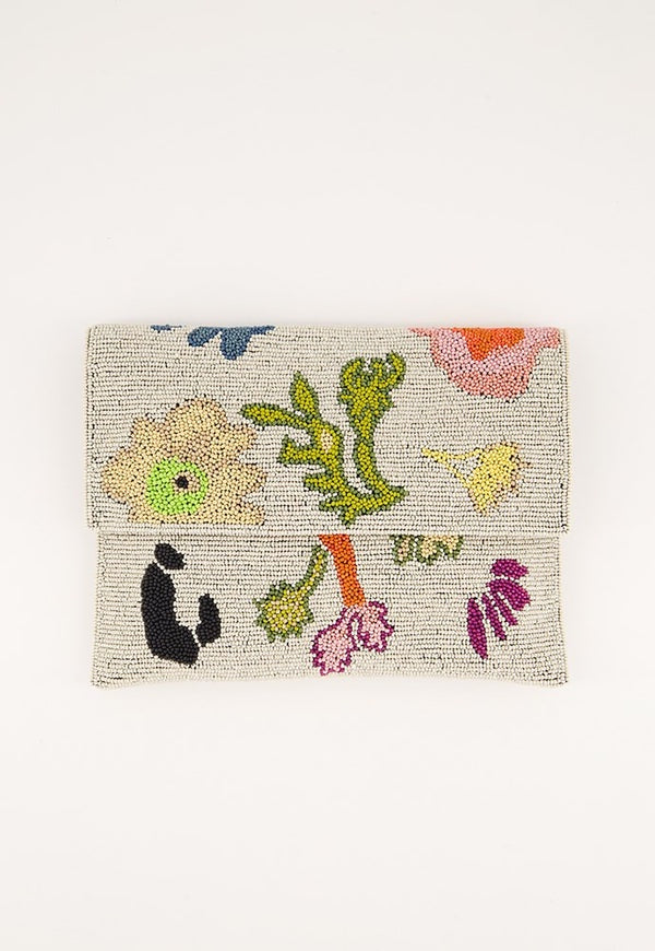 Nancybird Fold Clutch in Watercolour
