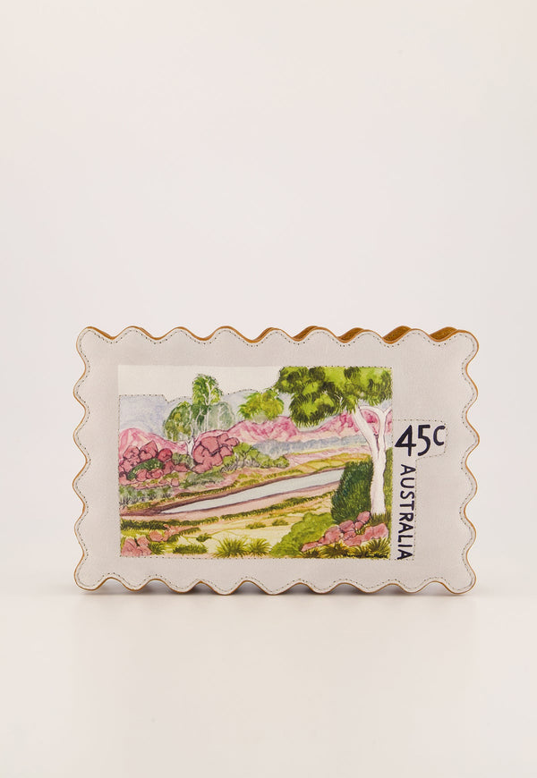 Nancybird Stamp Clutch in Postage