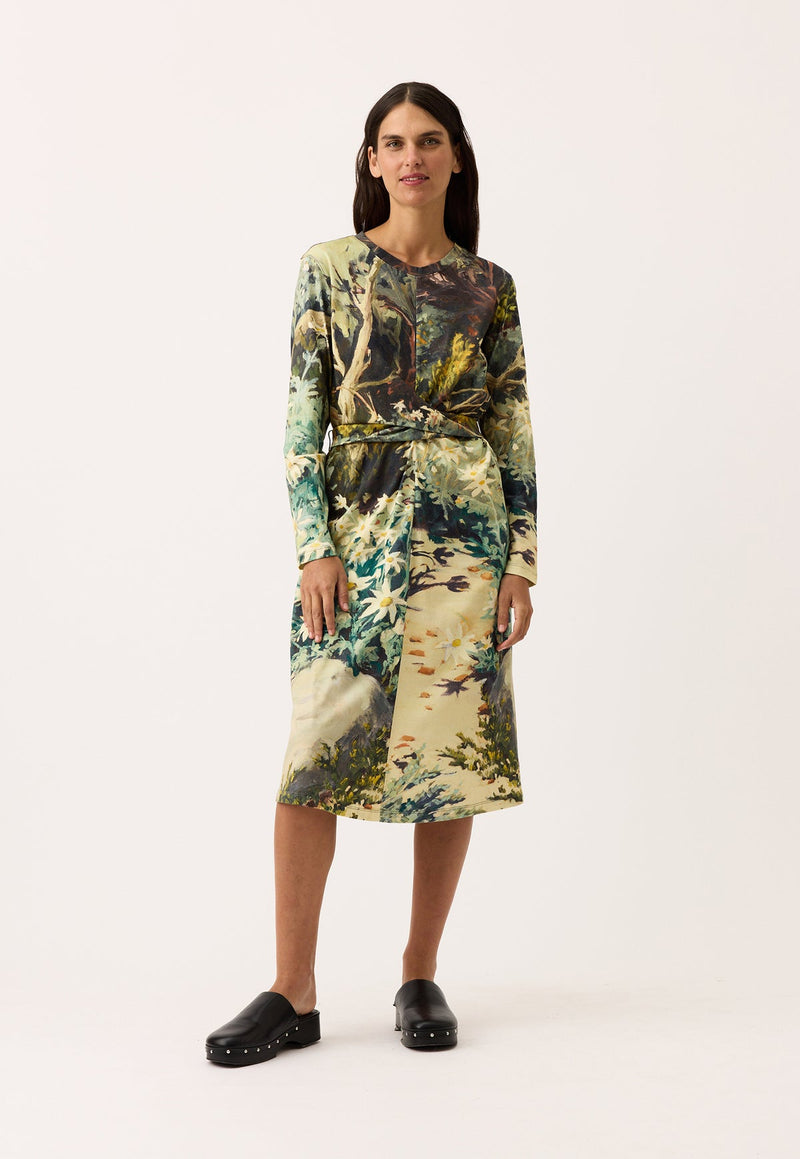 Nancybird Terra Wrap Dress in Flannel Flower