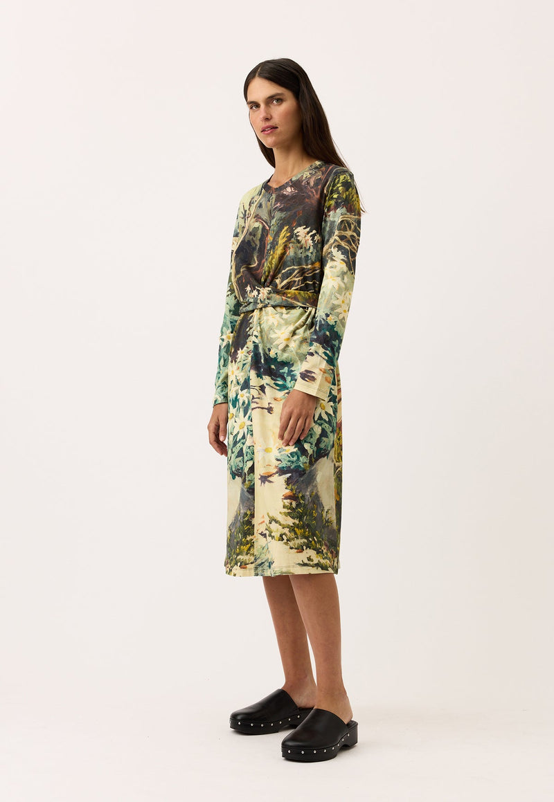 Nancybird Terra Wrap Dress in Flannel Flower