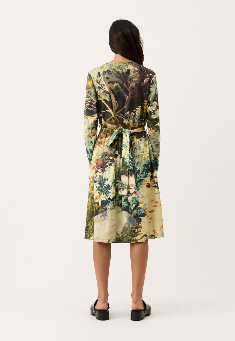 Nancybird Terra Wrap Dress in Flannel Flower