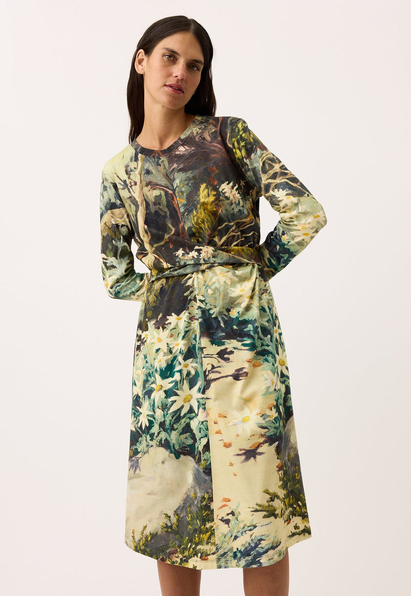 Nancybird Terra Wrap Dress in Flannel Flower