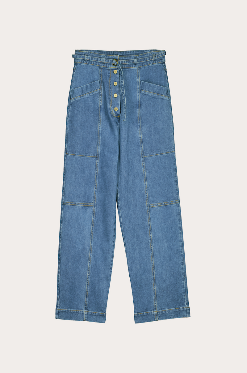 Nancybird Amos Pant in Denim