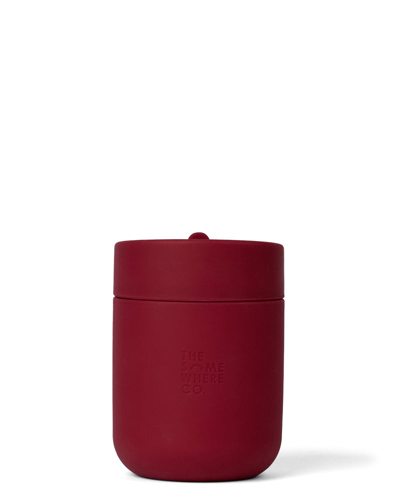 The Somewhere Co Burgundy Traveller Cup