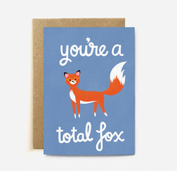 The Cardy Club 'You're a Total Fox' Card