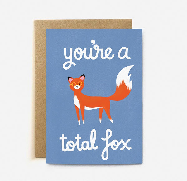 The Cardy Club 'You're a Total Fox' Card